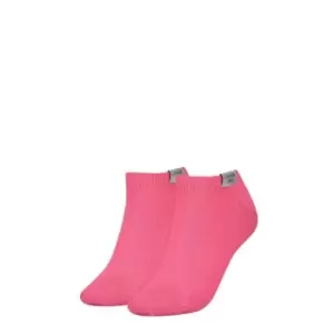 Image of Calvin Klein Klein Patch Ankle Womens Socks - Pink