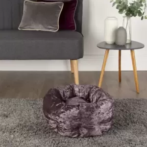 Image of Scruffs Pet Bed Velvet Purple - Purple