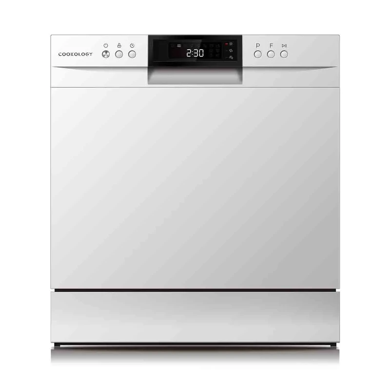 Image of Cookology CTTD8WH Compact Table Top Dishwasher