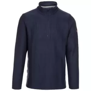 Image of Trespass Mens Taddingley Half Zip Sweatshirt (XS) (Navy)