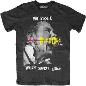 Image of The Sex Pistols - We Stock Unisex Large T-Shirt - Black