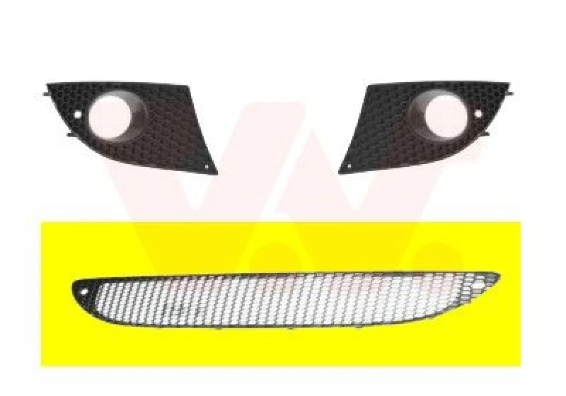 Image of VAN WEZEL Bumper grill VAN WEZEL 4941590