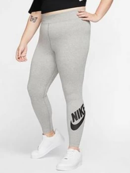 image of Nike Nsw Leg-A-See Legging (Curve) - Dark Grey Heather