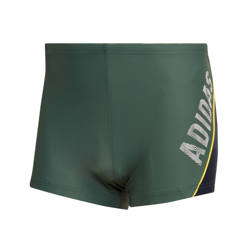 Image of adidas Lineage Boxers Swim Boxers - Green Green 24