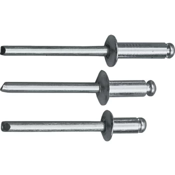 Image of 3.2MM Long Aluminium Blind Rivets (Box-100) - Kennedy