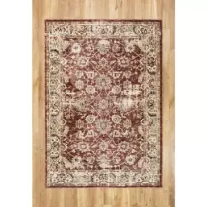 Image of Mastercraft Alhambra Rug - 6549A Red - 133x195cm, Cotton