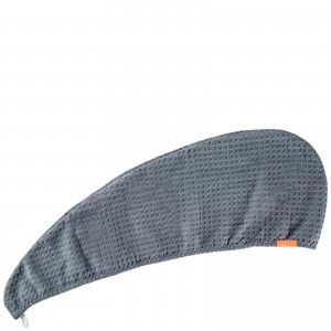 image of Aquis Hair Turban Waffle Luxe Moody Gray