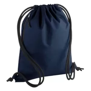 image of BagBase Unisex Recycled Gymsac (One Size) (Navy)