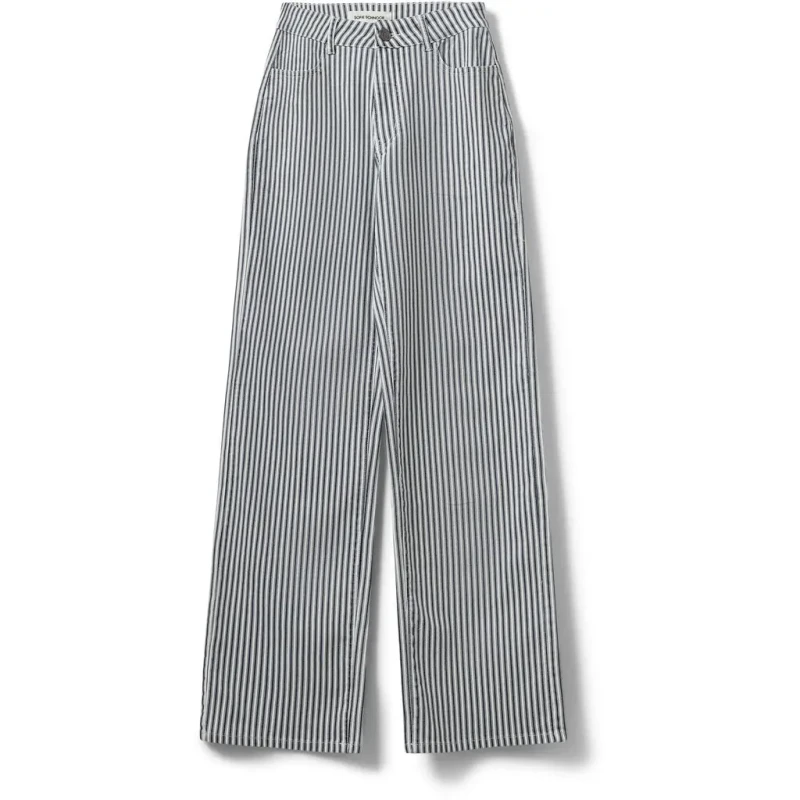 Image of Sofie Schnoor Striped womens jeans Sofie Schnoor Luccasw Bleu Female 42