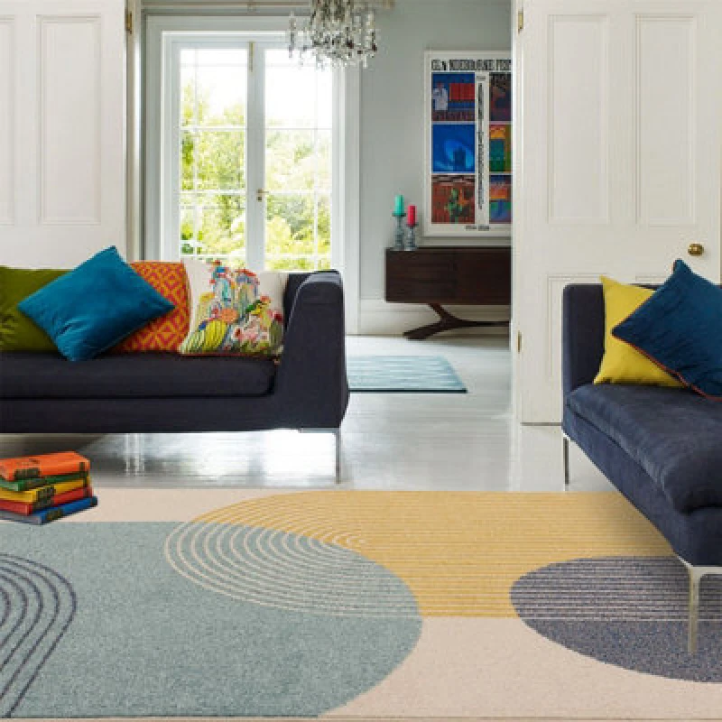 Image of SO'HOME Retro Flatweave Rug blue 120X170CM;160X230CM;200X290CM