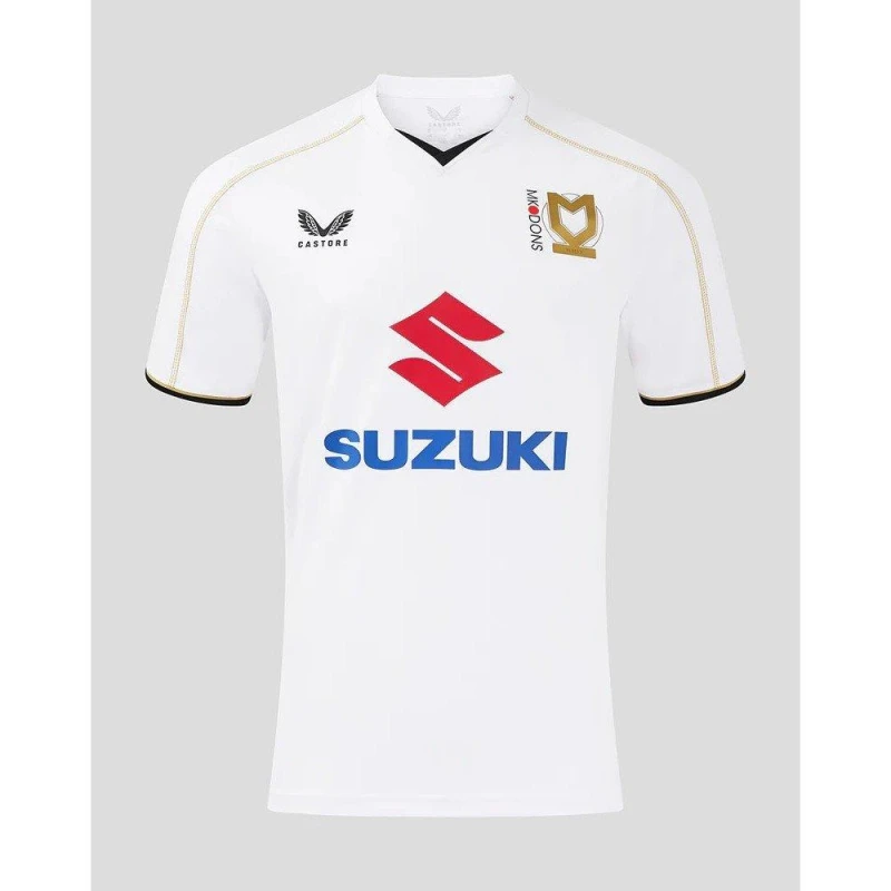 Image of Castore MK Dons Home Shirt 2024 2025 Adults White male M