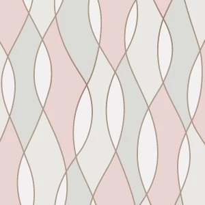 Image of Robert Dyas Fine Decor Wave Wallpaper