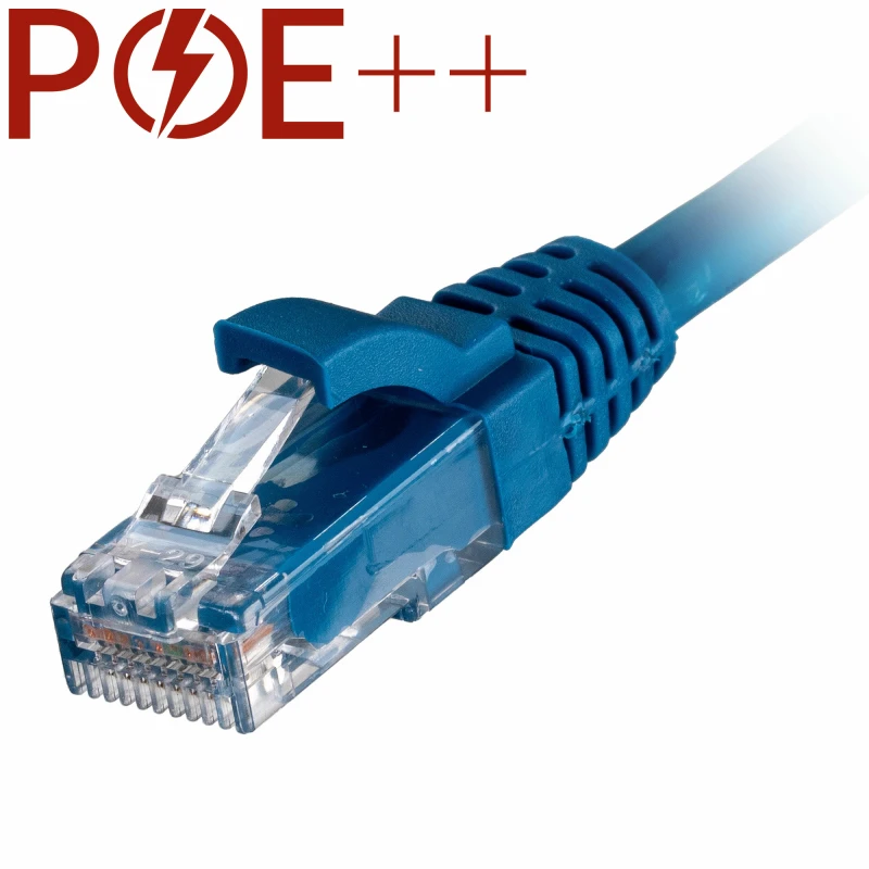 Image of Cablenet 0.5m Cat6 RJ45 Blue U/UTP LSOH 24AWG Snagless Booted Patch Le