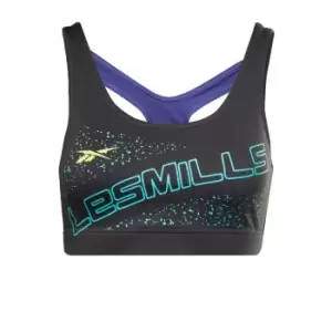 Image of Reebok Les Mills Sports Bra Womens - Black