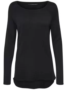 Image of ONLY Long Knitted Pullover Women Black