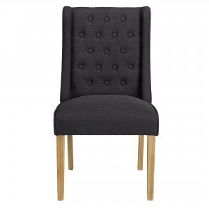 Image of Verona Wing Chair Grey