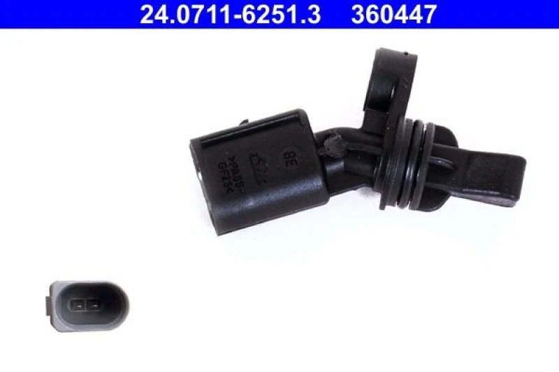 Image of ATE 24.0711-6251.3 ABS Sensor without cable Sensor,wheel speed (412)