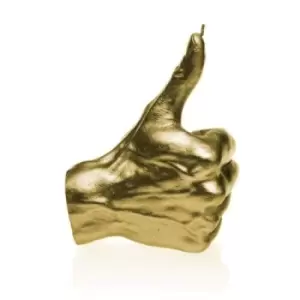 Image of Hand OK Thumbs Up Candle – Classic Gold