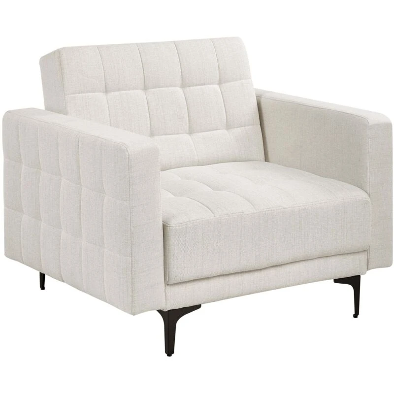 Image of Beliani Armchair Aberdeen Fabric Off-White
