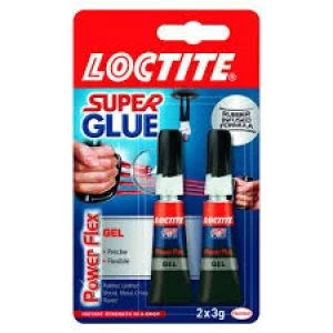 image of Loctite Super Glue Power Flex Gel 3g Pack of 2 2560191