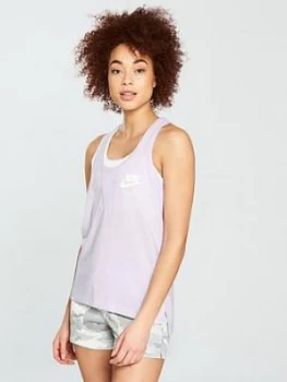 image of Nike Sportswear Gym Vintage Tank Lilac Lilac Size M Women