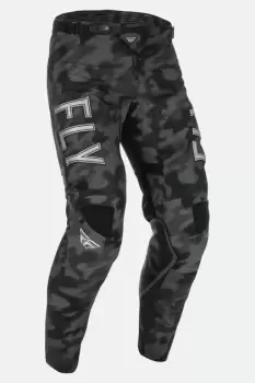 Image of FLY Racing Kinetic S.E. Tactic Pants Black Grey Camo 30