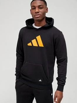 Image of adidas Future Icons Sports Sweatshirt Hoodie - Black Size XL Men