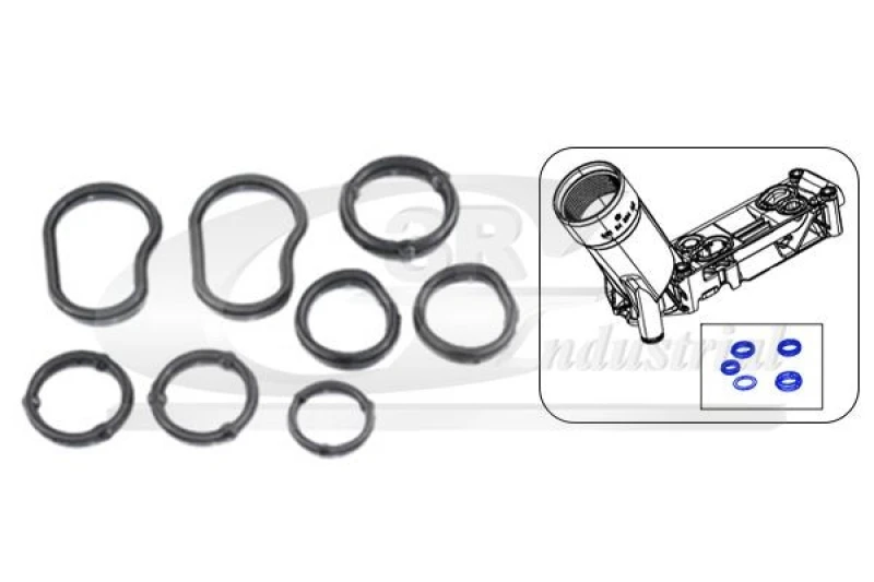 Image of 3RG Gasket Set, oil cooler 3RG 76802