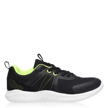 Image of Fabric Parma Trainers Child Boys - Black/Lime