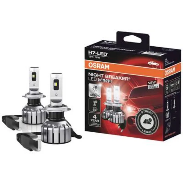 Image of OSRAM 64210DWNBG2-2HFB Bulb, spotlight Conversion H7 to LED 12V 16W 6000K BMW: 3 Saloon, 3 Touring, X3, VOLKSWAGEN: Sharan II, Passat B7 Saloon Bulb,
