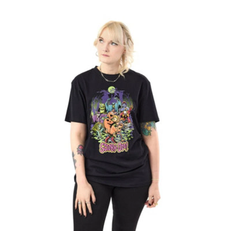 Image of Scooby Doo Short Sleeved T-Shirt Black