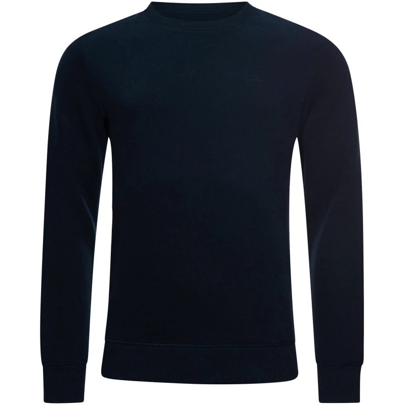 Image of Essential Logo Sweatshirt in Cotton Mix with Crew Neck