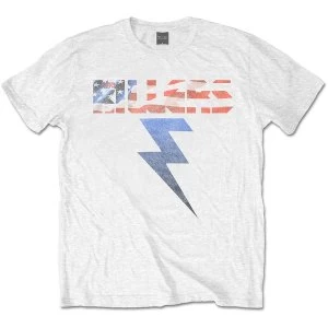 Image of The Killers - Bolt Unisex Large T-Shirt - White