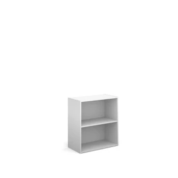 image of Contract bookcase 830mm high with 1 shelf - white