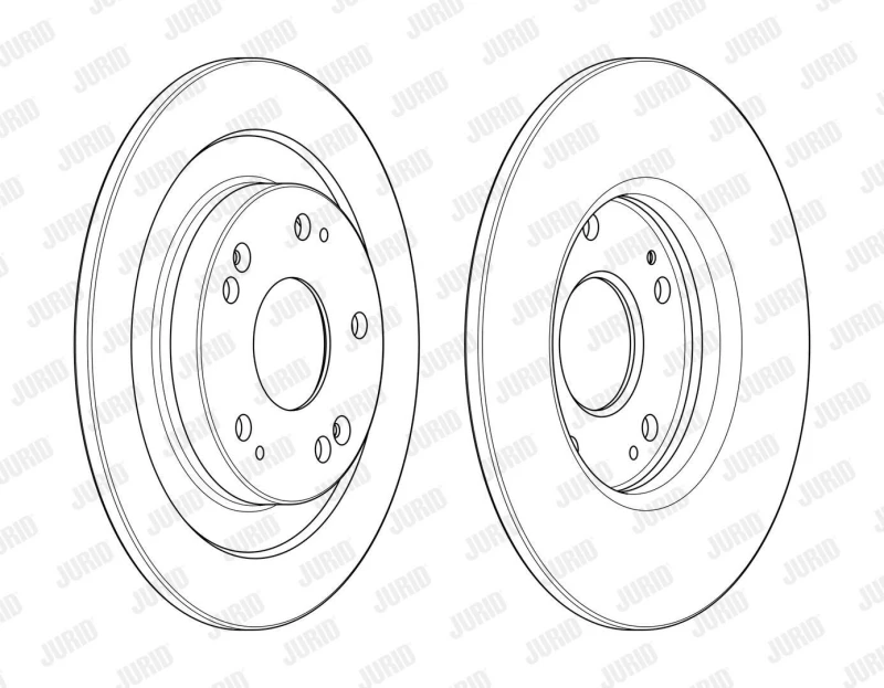 Image of Brake disc JURID 563128JC