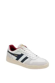 image of 'Rebound' Leather Lace-Up Trainers