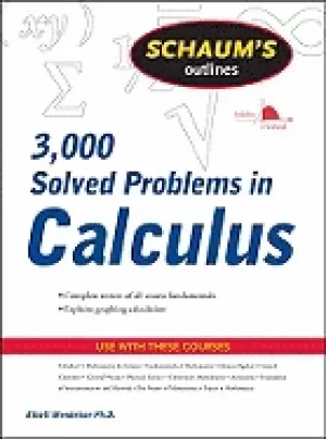 Image of schaums 3 000 solved problems in calculus