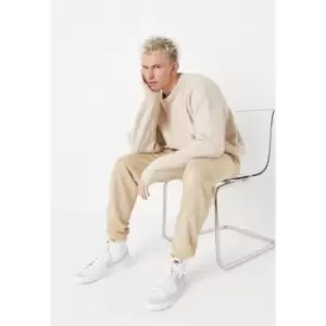Image of Mennace Essentials Relaxed Fit Joggers - Brown
