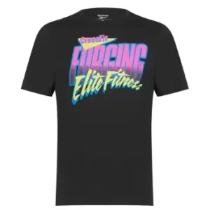 Image of Reebok 90's Graphic T Shirt Mens - Black