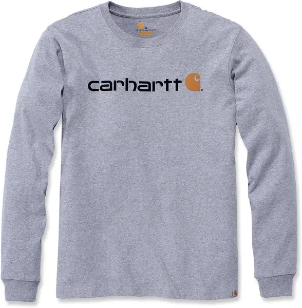 Image of Carhartt EMEA Workwear Signature Graphic Core Logo Longsleeve, grey, Size 2XL