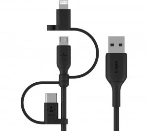 Image of BELKIN Boost Charge 3-in-1 USB Cable - 1 m