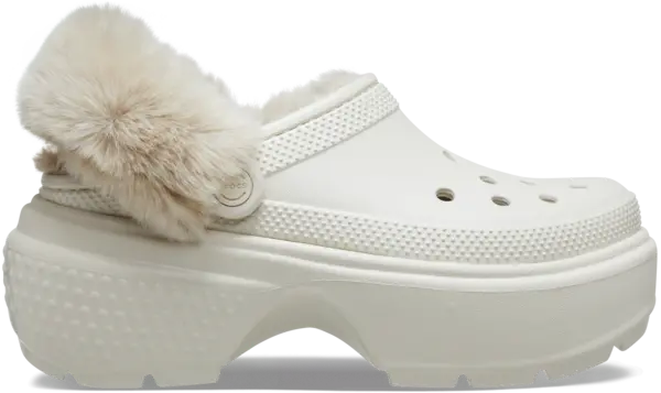 Image of Crocs Unisex Stomp Lined Clogs Stucco W5/M4