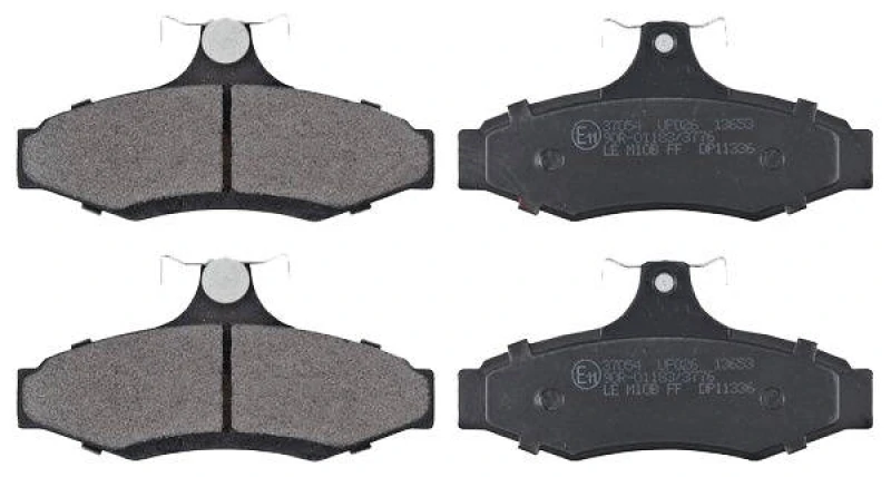 Image of A.B.S. 37054 Brake pad set without integrated wear sensor Brake Pad Set,disc brake (402)