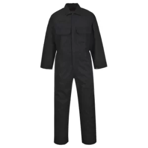 image of Biz Weld Mens Flame Resistant Overall Black 3XL 32"