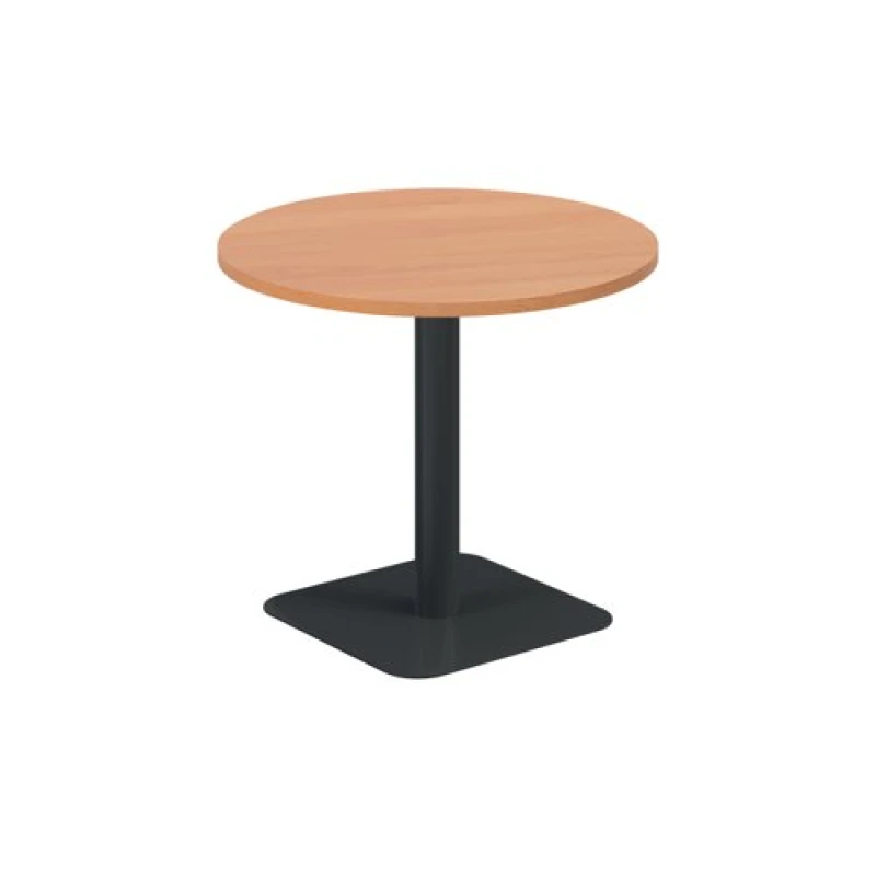 Image of Jemini Origin Round Coffee Table 800x725mm Beech/Black KF800200