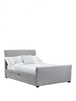 Julian Bowen Capri Fabric Bed Frame With Drawers