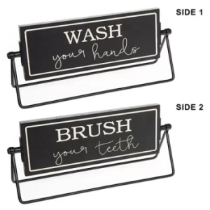 Image of Moving Memo Double Plaque Wash Hands