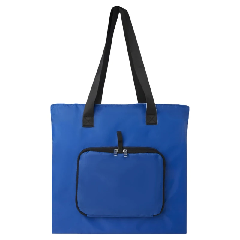 Image of Floso Womens RPET Foldable 16L Tote Bag in Blue Blue Female One Size