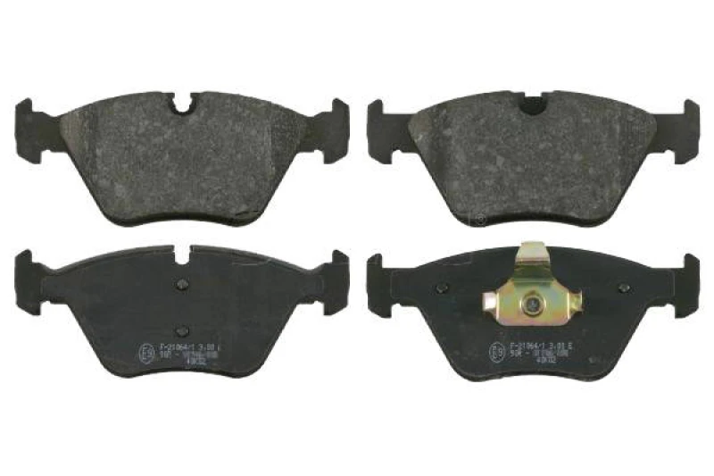 Image of SWAG 20 91 6442 Brake pad set Front Axle, prepared for wear warning indicator, with piston clip Brake Pad Set,disc brake (402)