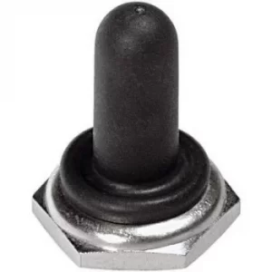 Image of APEM N36116005 Sealing cap Nickel-coated, Black